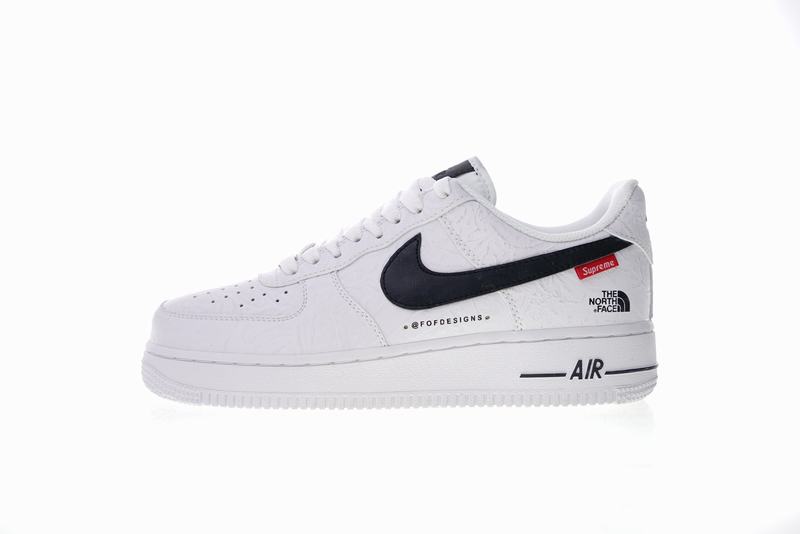 Supreme x The North Face x Nike Air Force one white AR3066-100